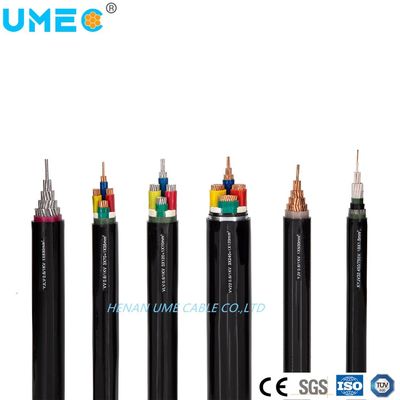 Flexible Mittelspannung 4 1-Kern XLPE Isoliertes PVC-Gehäuse-Stromkabel für Oberleitungen