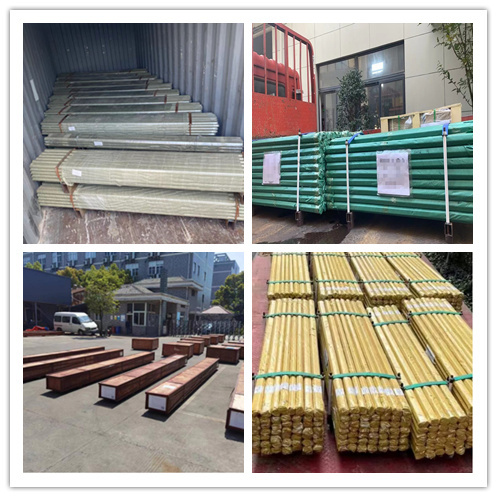 Average Point Copper Layer Thickness 0.254mm Lightning Protection Grounding Rod 5/8′′ 3/4′′