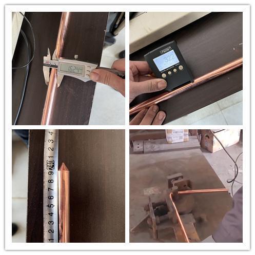 ISO 9001 High Layer Copperweld Rod- Spec 5/8′′ 3/4′′ X1.8m 2.4m for Lighting Protection System